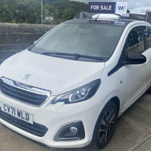 2021 PEUGEOT 108 1.0 72 Allure 5 door  7,500 miles